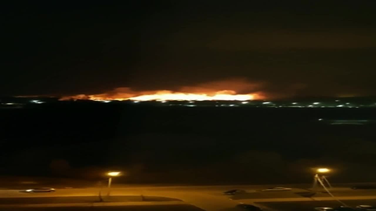 В Орле на территории аэропорта «Южный» произошёл пожар