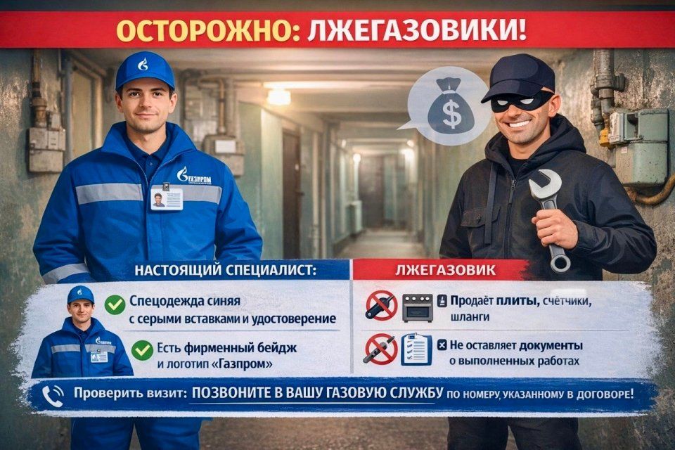 Мошенники приходят к орловчанам под видом газовиков 