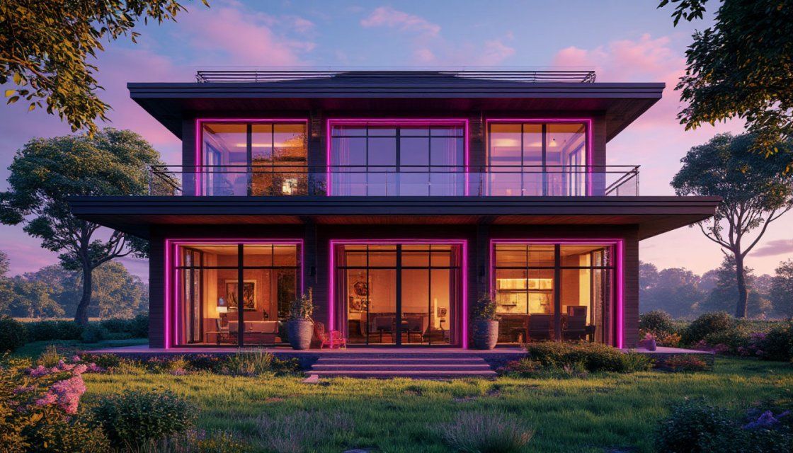 Как выбрать панорамные окна для загородного дома: материалы, профили, стеклопакеты