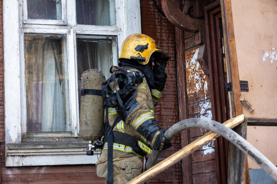 В Болхове в пожаре погиб мужчина