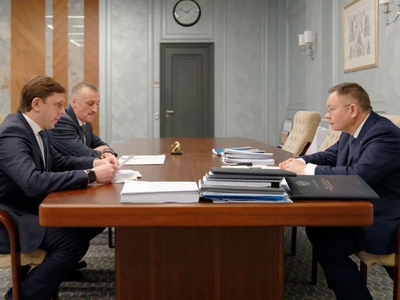 Клычков с главой Минстроя России обсудил строительство орловского «Титаника»