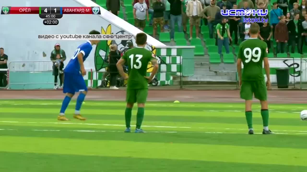 Россыпь голов и хорошее настроение. ФК «Орел» на выходных встречался с курским "Авангардом"