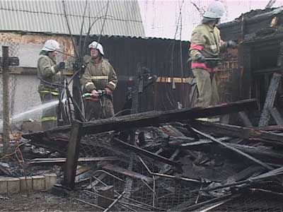 Пожар в Орле