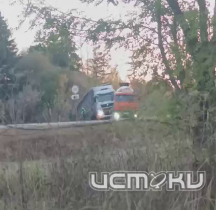 Под Орлом образовалась гигантская пробка 