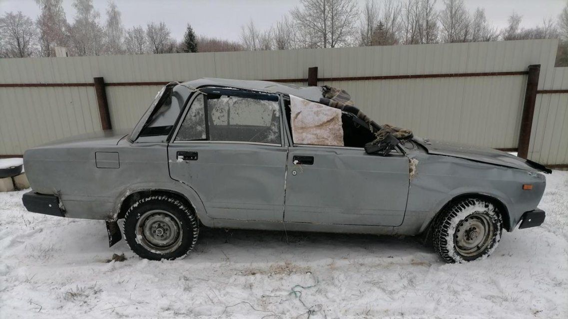 На Орловщине водитель ВАЗа не справился с управлением и улетел в кювет