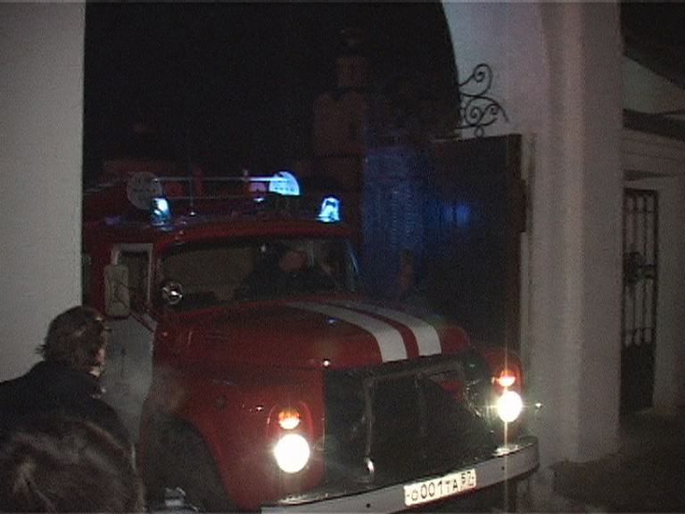 Пожар в монастыре