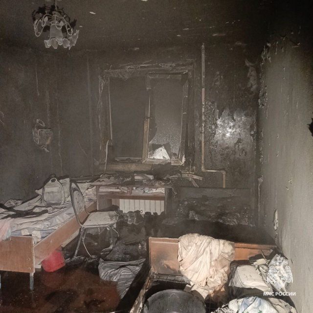 Сегодня в Орле горело общежитие на ул. Веселая