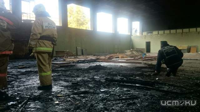 Подробности пожара в СДЮСШОР № 3 