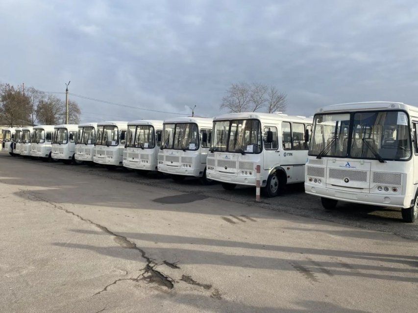 Орловской области передали 25 новых автобусов