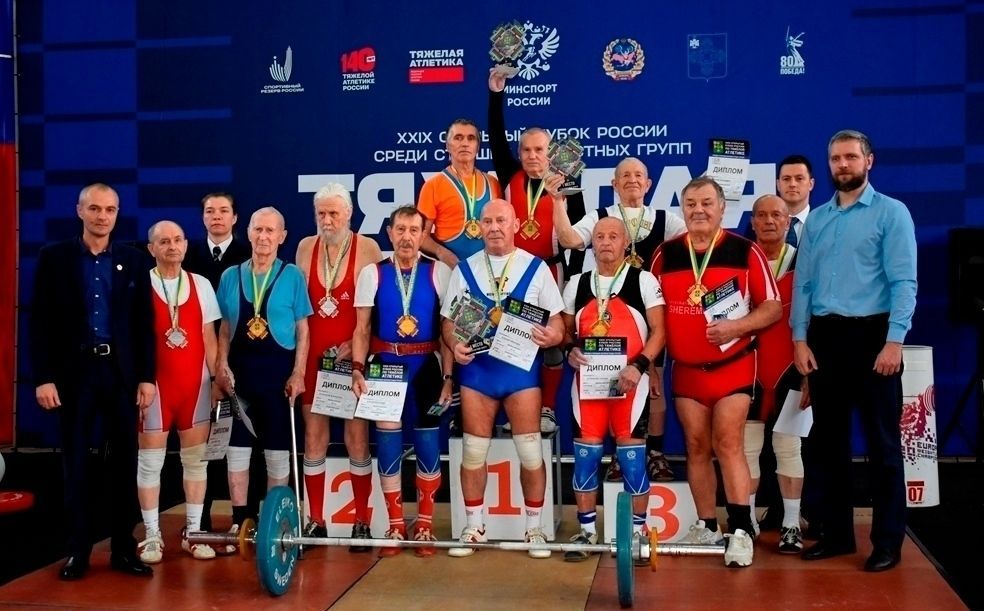 Орловские спортсмены завоевали 10 медалей на открытом Кубке России по тяжёлой атлетике