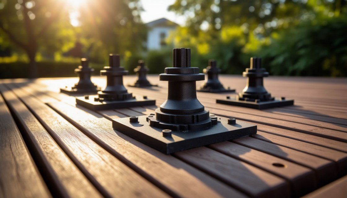 Регулируемые опоры для лаг под доску ДПК: разбираемся в особенностях