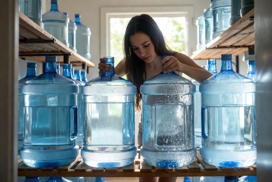 Как правильно хранить 19-литровые бутыли с водой: рекомендации по температуре, влажности и срокам