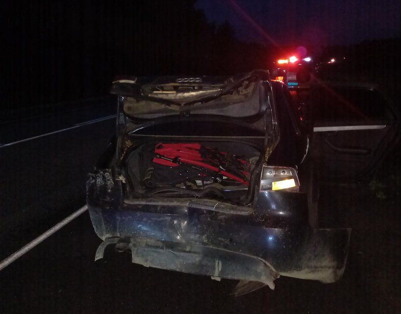 На трассе под Орлом «Лада» протаранила иномарку. Пострадали двое