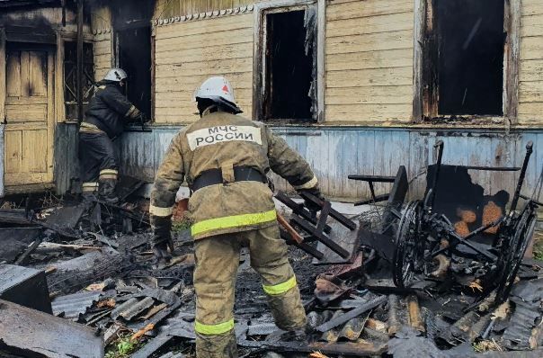 Под Орлом в своем доме заживо сгорел пенсионер