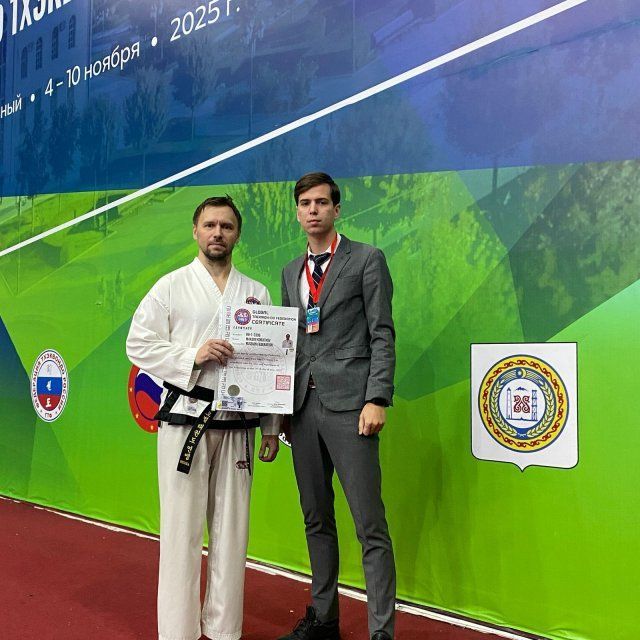  Орловский спортсмен Максим Коротков завоевал три медали на Кубке России по тхэквондо 