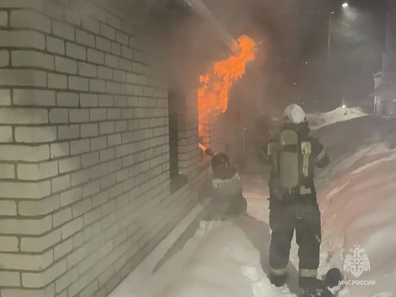 Во Мценске в пожаре погиб человек