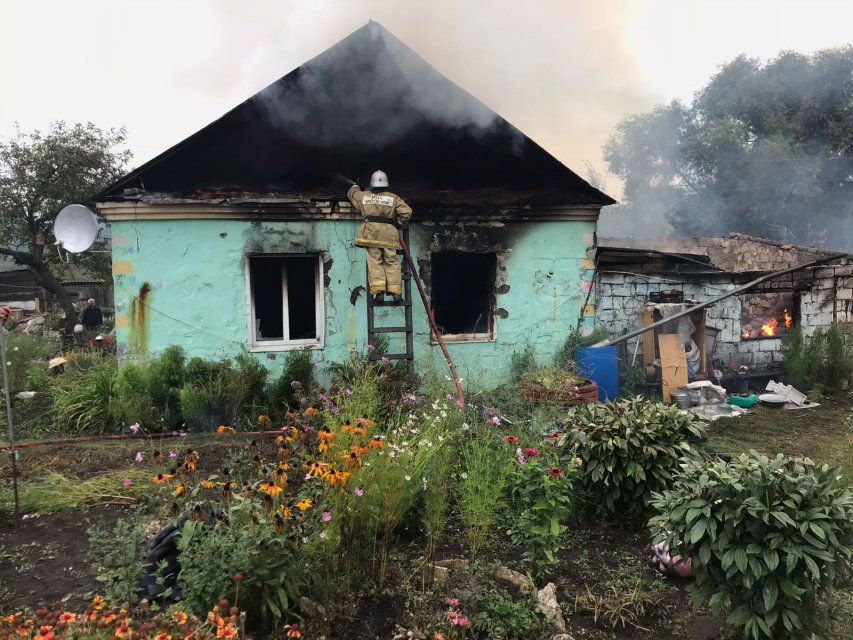 Под Залегощью в пожаре погибла пенсионерка