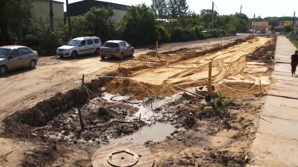 Несколько лет орловчане не могут дождаться нормальной дороги в пер. Межевом 