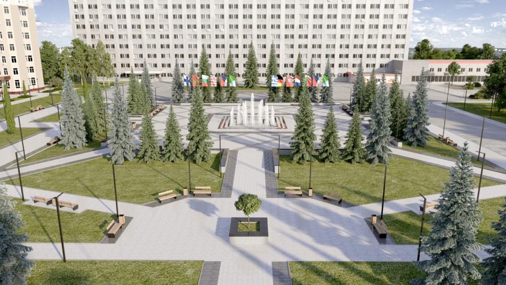 К концу осени площадь Содружества в Орле будет не узнать