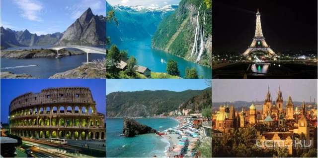 В Орле проходит выставка "Путешествие по странам Европы"