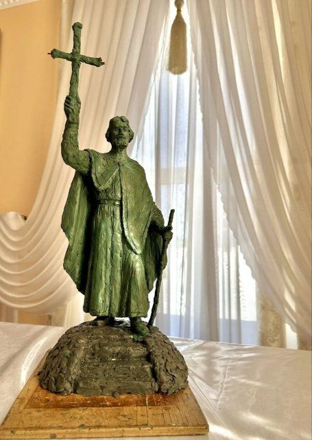 В Корсунской пустыни представили макеты памятника святому Владимиру