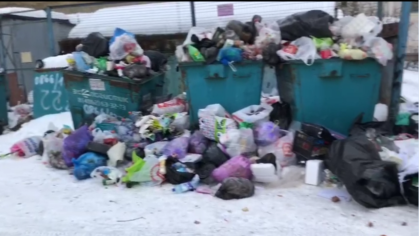 «Мы зарастаем отходами»: Жители ул. 4-я Курская жалуются на переполненные мусорные контейнеры