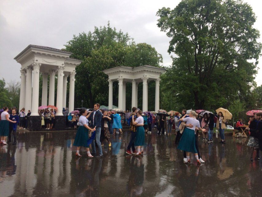 Ливень не помешал провести в Орле акцию «Синий платочек»