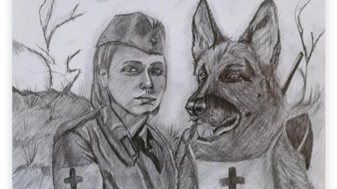 Орловские дети нарисовали четвероногих героев и попали на столичную выставку