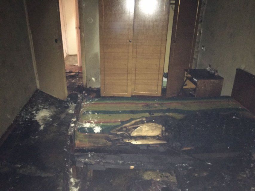 Орловчанин заживо сгорел в своем доме из-за непотушенной сигареты