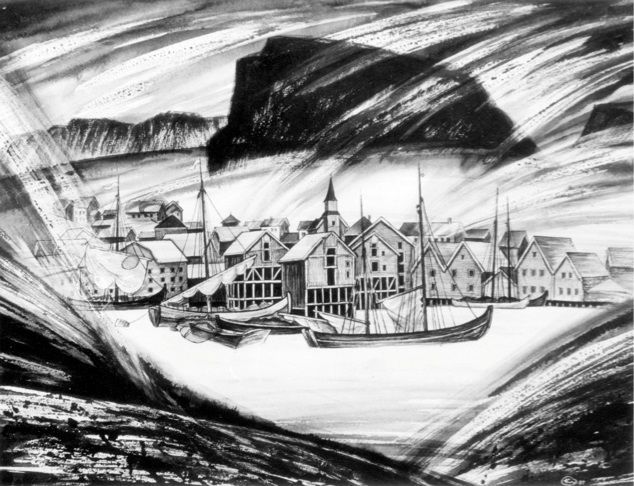 В Орле в музее Тургенева открылась выставка художника Владимира Кузина «Северная сюита» (6+)