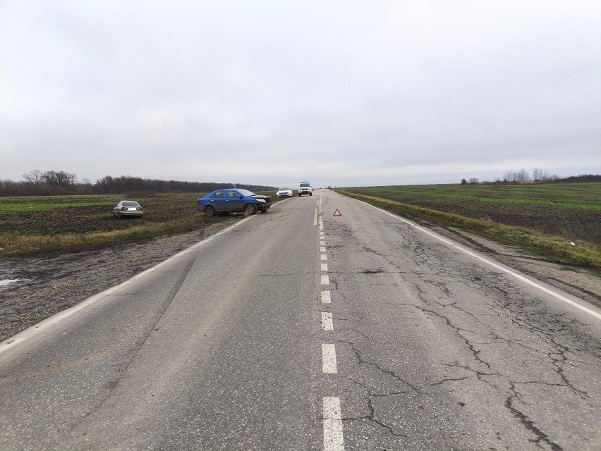 На трассе под Орлом в столкновении двух иномарок пострадали оба водителя
