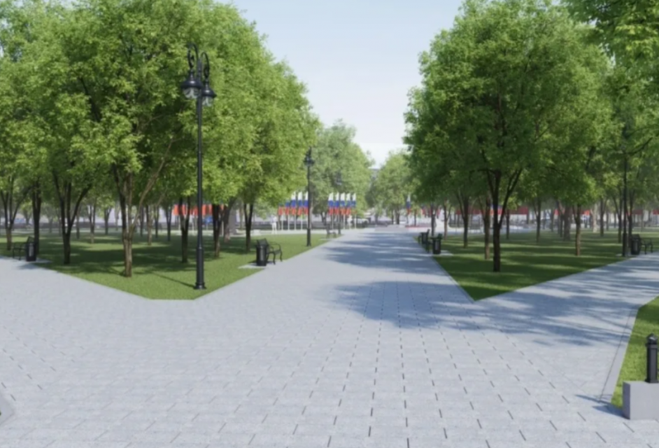 Вторые торги на выбор подрядчика на ремонт сквера Танкистов прошли вхолостую