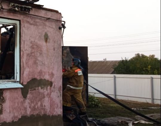 В Шахово в воскресенье сгорел жилой дом