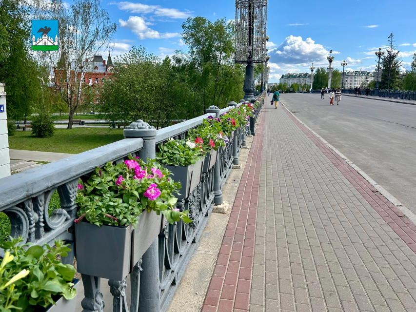 Александровский мост в Орле заиграет красками петуний! 