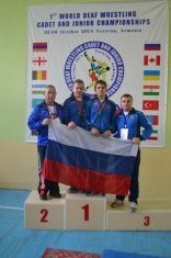 Орловские борцы - победители Первенства мира