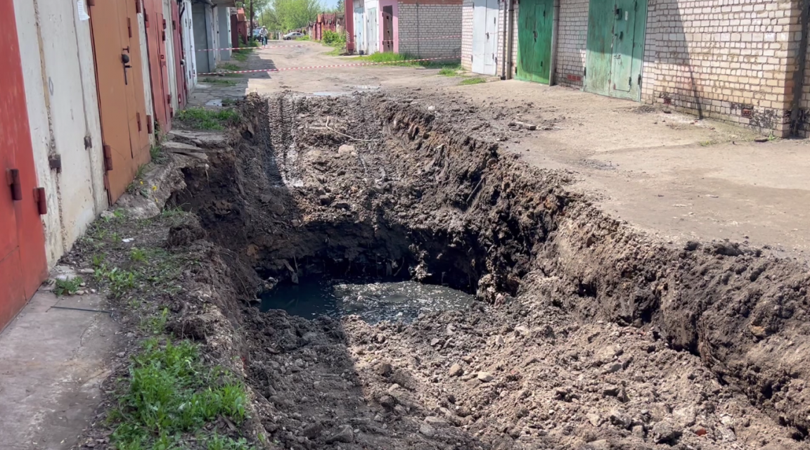 В Орле завершили восстановление коллектора у ГК «Луч» после обрушения
