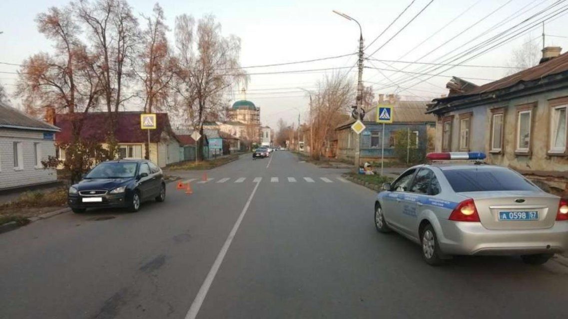 В Орле машина насмерть сбила пожилую женщину на пешеходном переходе