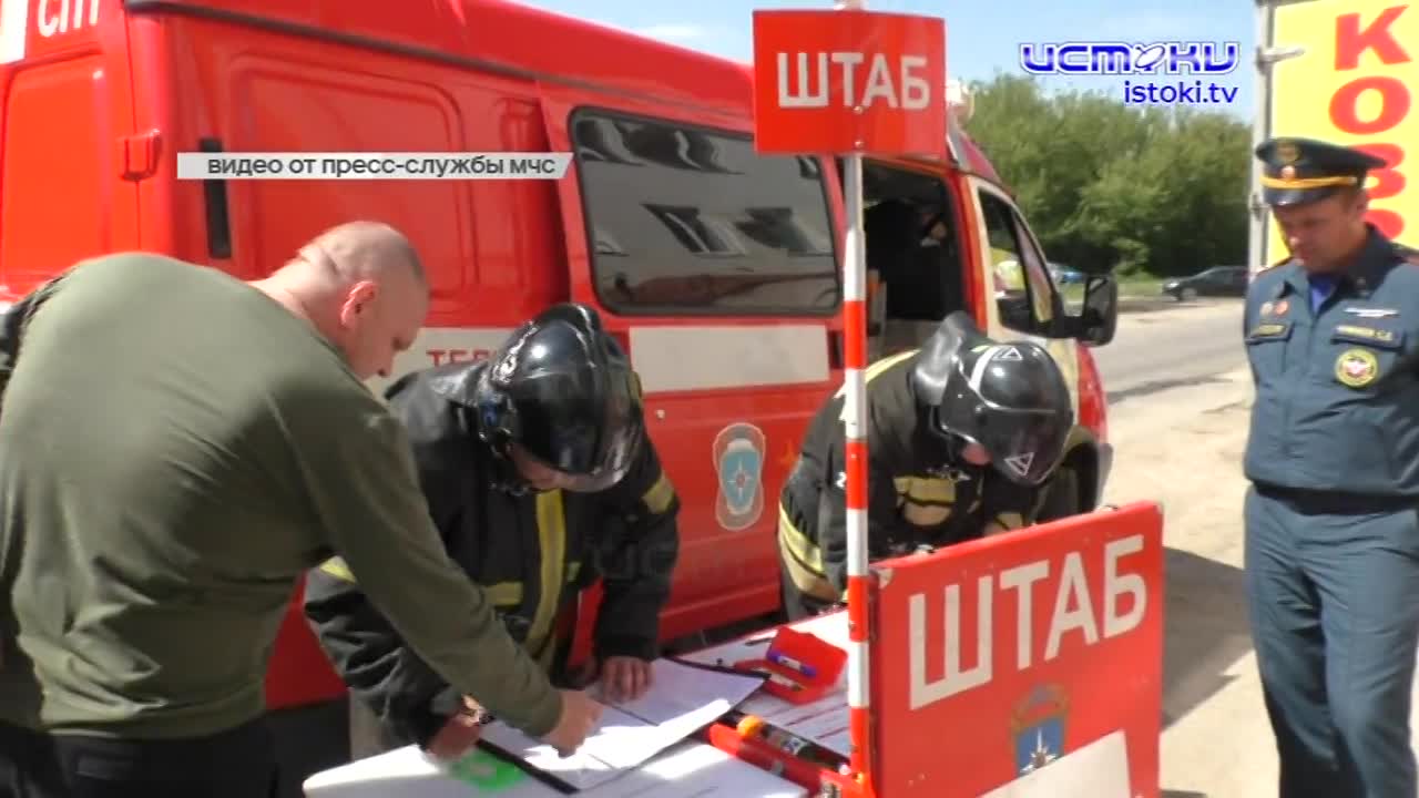 Отработка навыков тушения пожаров и проведения аварийно-спасательных работ на объектах торговли