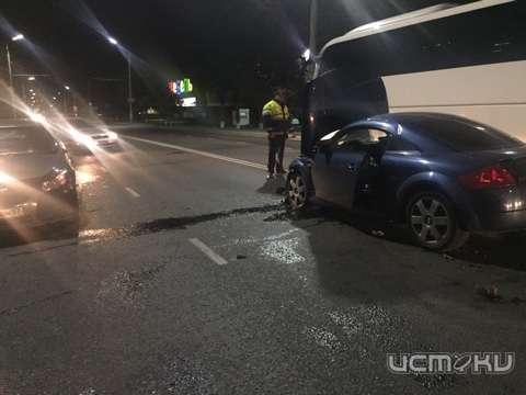 Тройное ДТП в Орле: «ВАЗ», «Шевроле» и «Ауди»