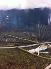 Житель Сосковского района погиб при пожаре 