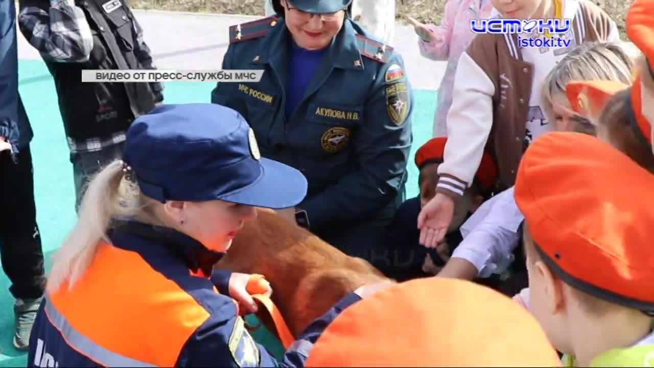 МЧС в гостях у детского сада