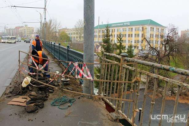 Работы на Тургеневском мосту в Орле идут с опережением графика - власти