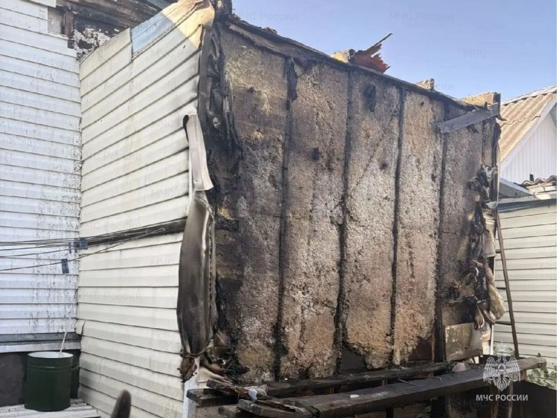 Возгорание на улице Юбилейной: в Знаменке горел фасад жилого дома