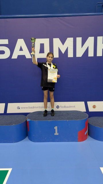 Орловская бадминтонистка успешно выступила в Казани 