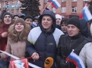 Жители города Орла на площади Ленина