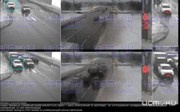 Орловские водители прислали нам в редакцию еще одно свидетельство неправильной работы светофоров на пересечении улиц Мостовая и Царев Брод