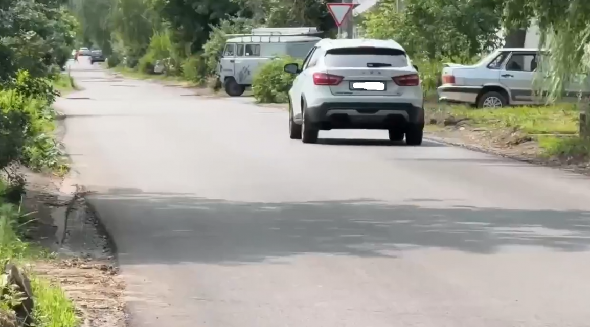 Жители Орла недовольны ремонтом дороги на улице 1-я Пушкарная