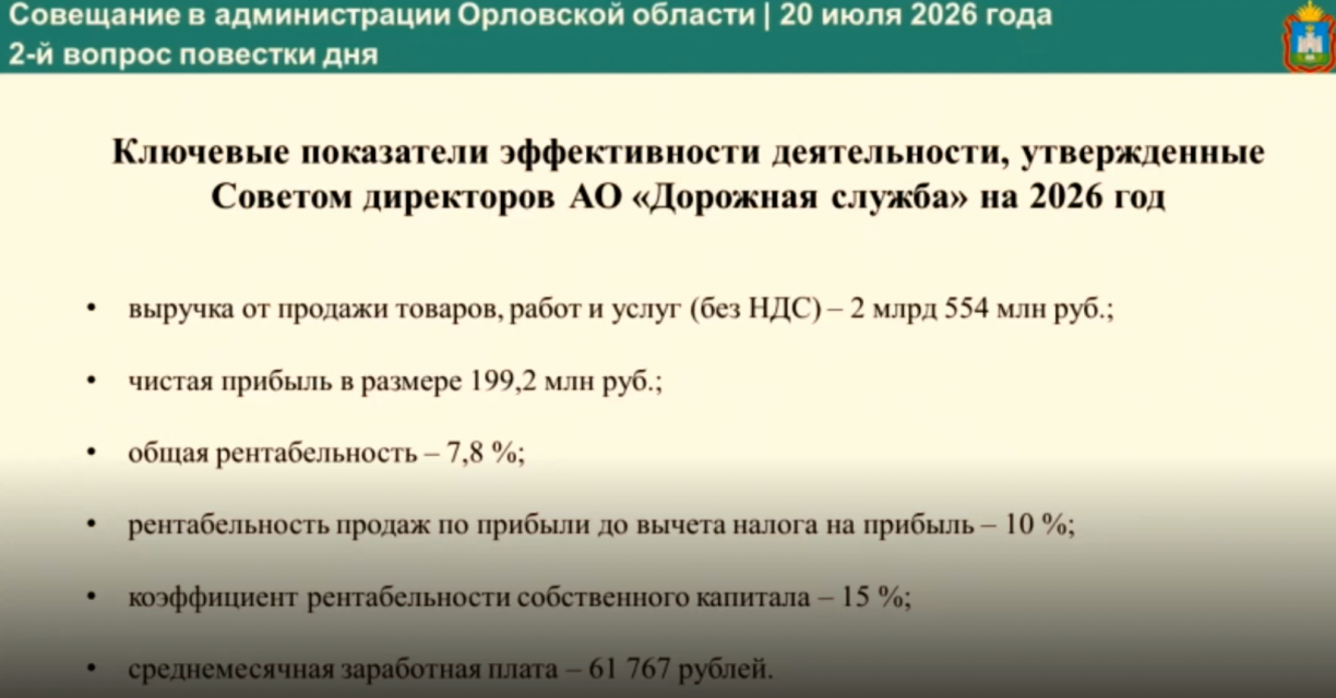 "Дорожная служба", став не ГУП, а АО, показывает прибыль