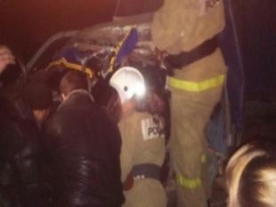 Столкновение трактора и «Газели» под Орлом. Водитель грузовика чудом уцелел