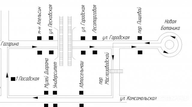 СХЕМА маршрута № 39